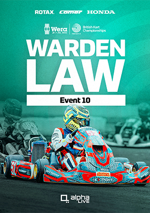 warden law, british kart championships, karting, racing, live stream
