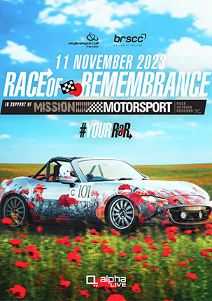 race of remembrance, ror, anglesey, mission motorsport, live stream