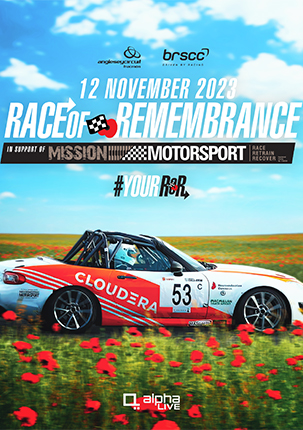 race of remembrance, ror, anglesey, mission motorsport, live stream